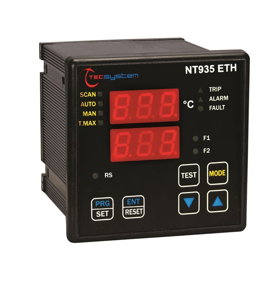 Tecsystem NT935 ETH – digitalt temperaturinstrument